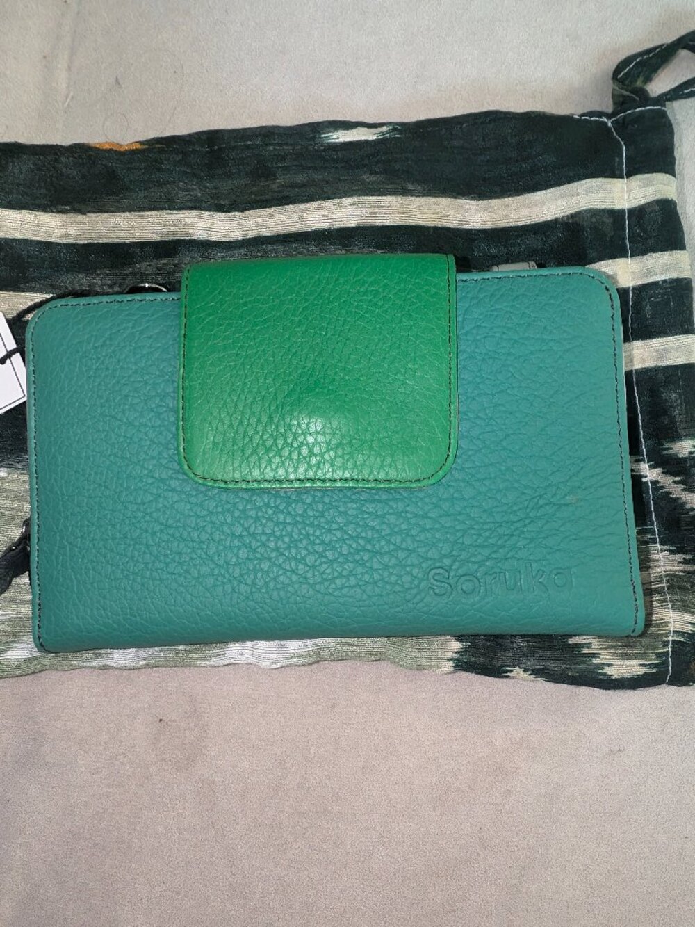 NWT Soruka Crossbody leather wallet